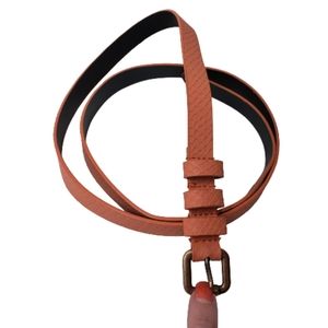 Slim papaya orange belt 45 inches